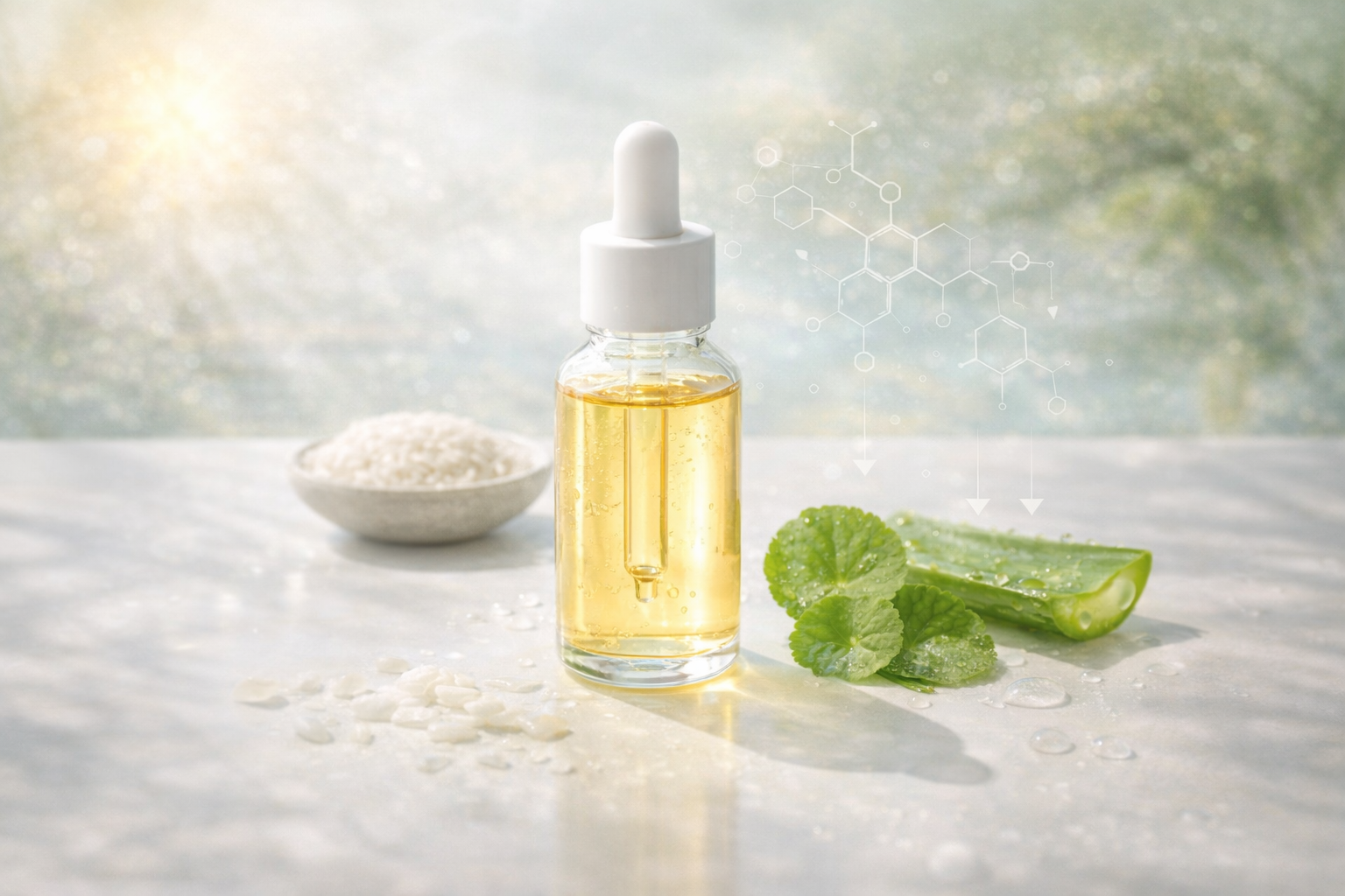 Stable Thai vitamin C serum formulas designed for humid tropical climate with antioxidant and pigmentation benefits